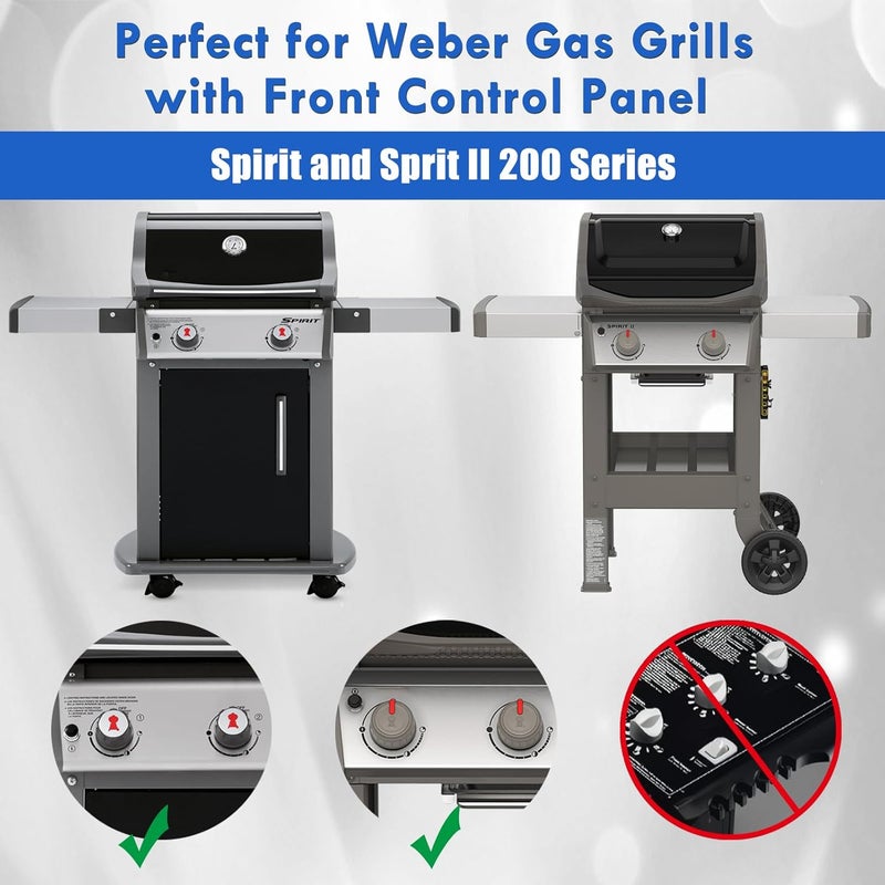Grillflame Spirit ii E210 Replacement Parts for Weber Spirit Grill Parts Flavorizer Bars Burner Spirit 210 E-210 S-210 Spirit II E210 Gas Grill Parts Spirit E-215 E-220 S-220 Spirit 2 Grill Parts - Image 3
